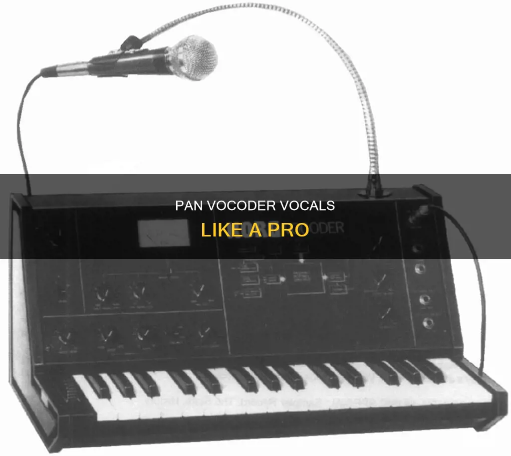 how to pan vocoder vocals