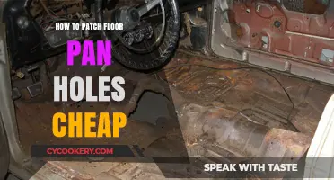 Quickly Patch Floor Pan Holes on a Budget