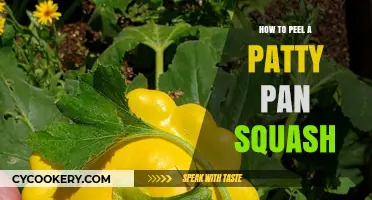 Easy Peeling: Patty Pan Squash