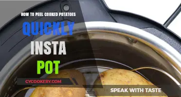 Quickly Peel Cooked Potatoes with an Insta Pot