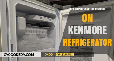 Mastering the Test Function on Your Kenmore Refrigerator: A Simple Guide