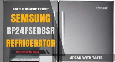 Silencing the Samsung RF24FSEDBSR: A Permanent Fix for Noisy Refrigerators
