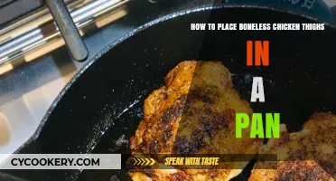 Boneless Chicken Thighs: Perfect Pan Placement