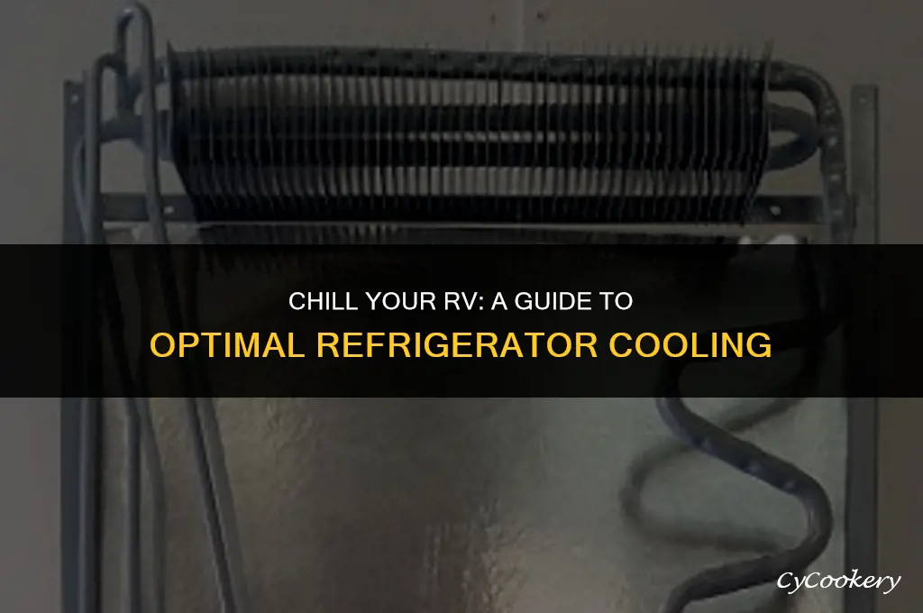 how to place cooling fan cool rv refrigerator