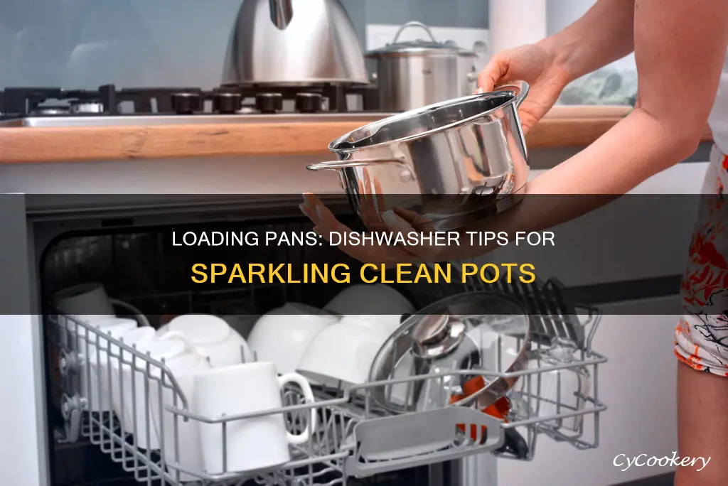 how to place pans in dishwasher