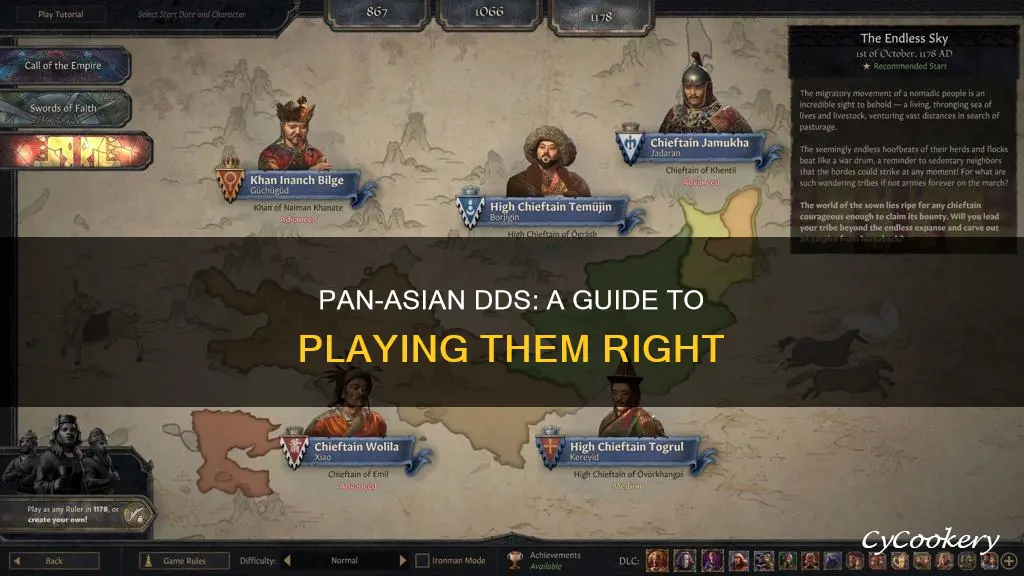 how to play pan asian dds