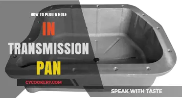 Quickly Plug Transmission Pan Holes