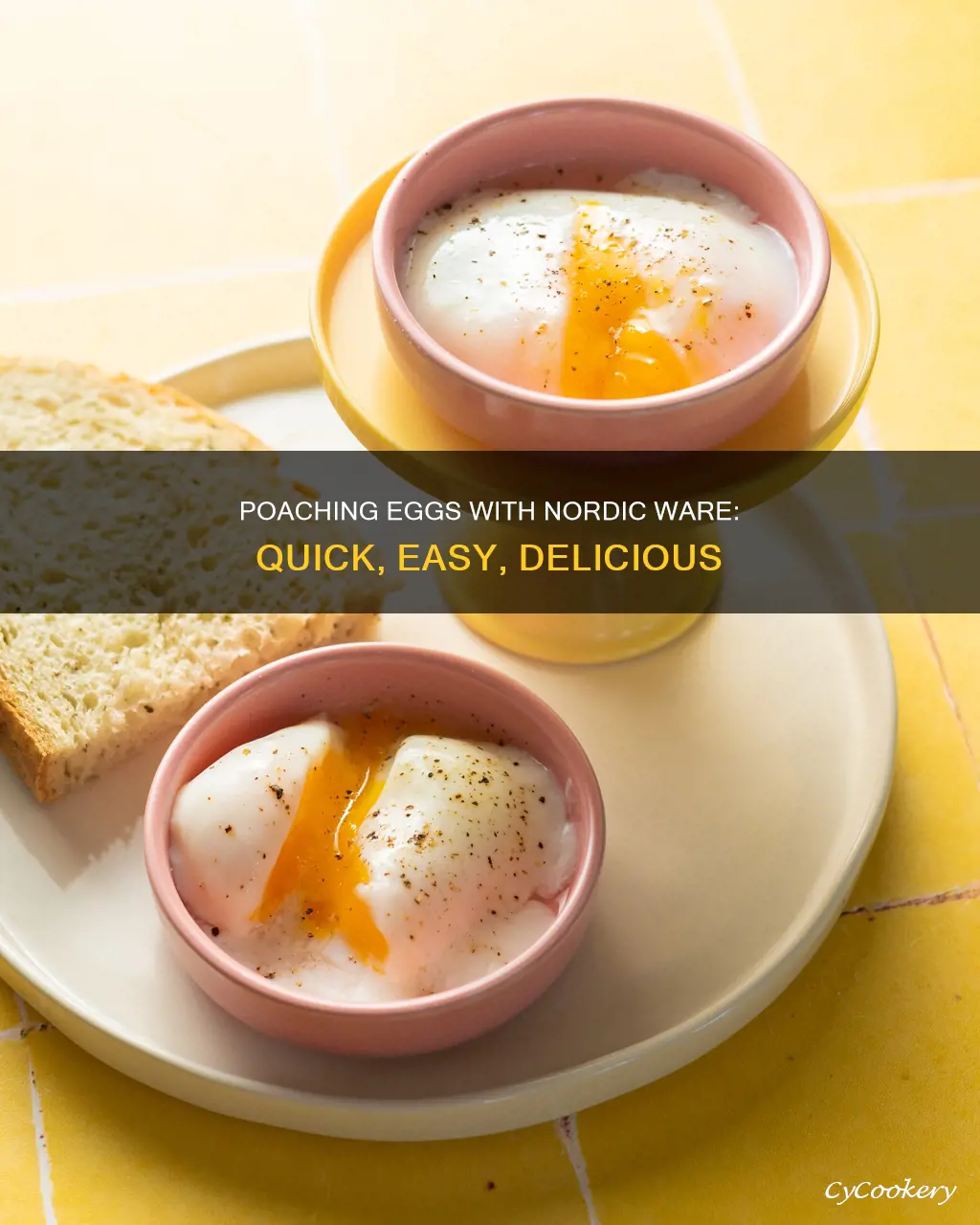 how to poach eggs with nordic ware microwave omelet pan