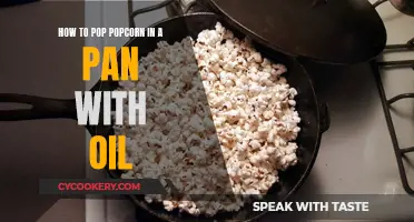 Popcorn Perfection: Oil Pan Popping