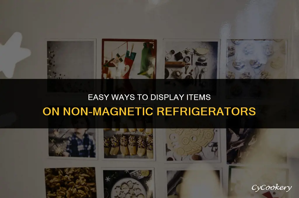 how to post items on non magnetic refrigerators
