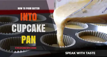 Pouring Batter: Cupcake Pan Perfection