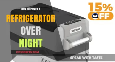 Powering Your Fridge Overnight: Efficient and Safe Solutions