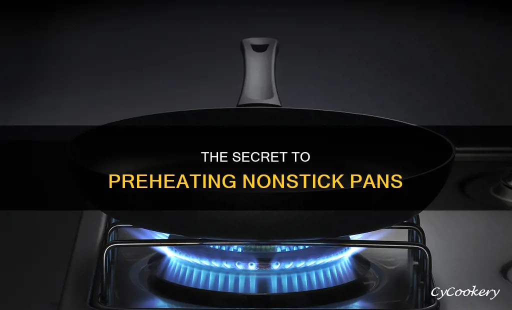 how to preheat a nonstick pan