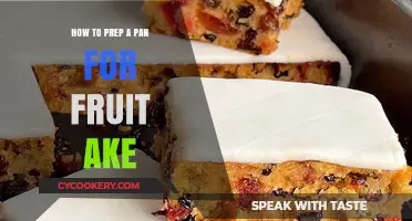 Prepping a Fruit Cake Pan: Easy Steps for Success