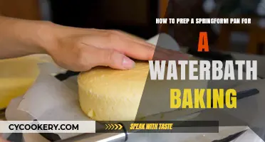 Springform Pan Prep for Waterbath Baking