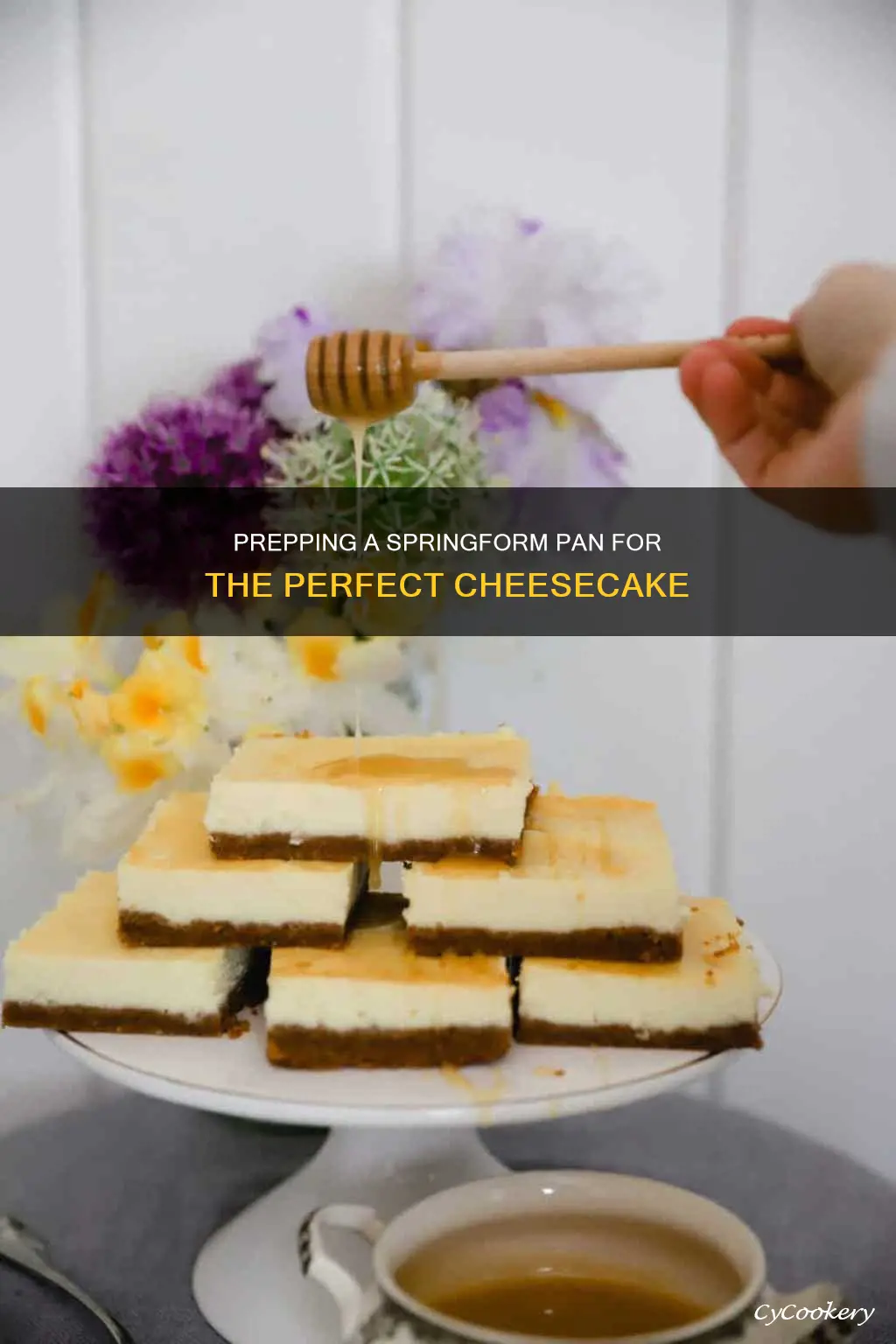 how to prep a springform pan for cheesecake