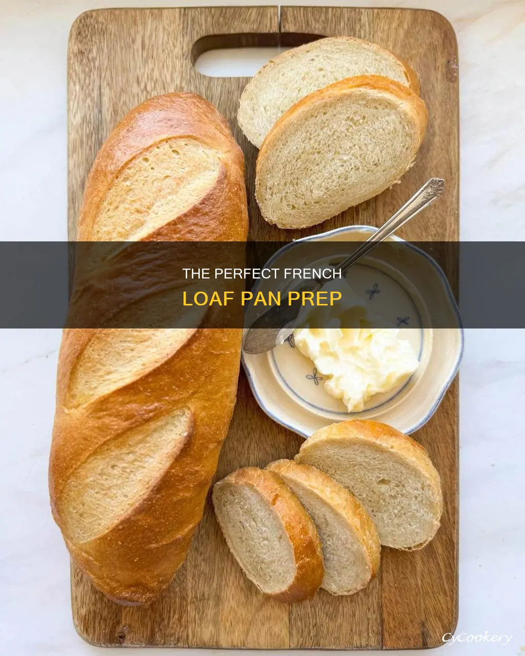 how to prep french loaf pan