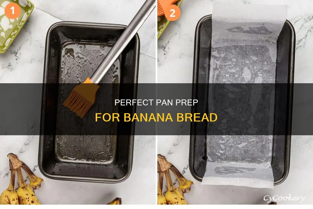 how to prep pan for banana bread