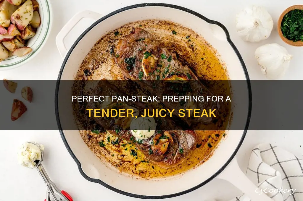 how to prep steak for pan