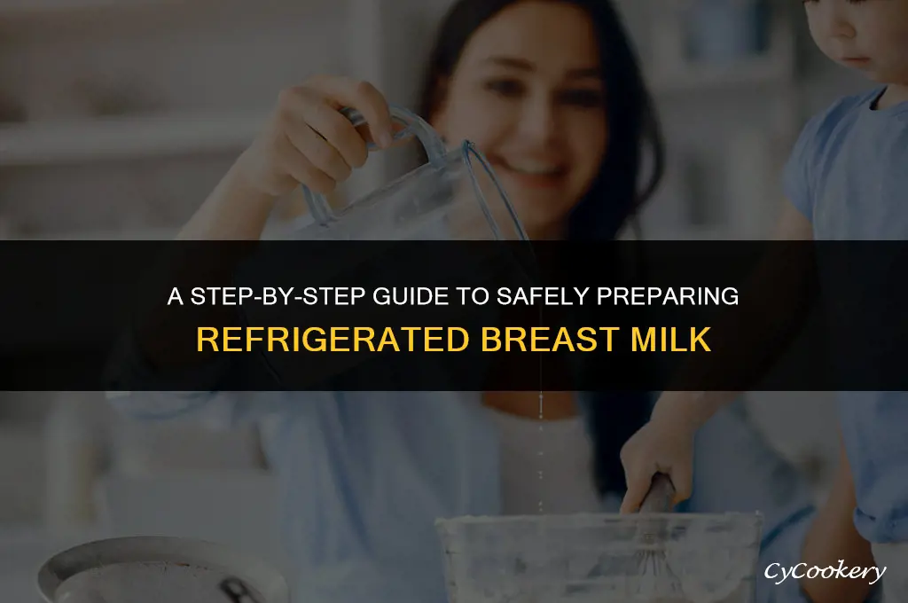how to prepare a bottle of refrigerated breast milk