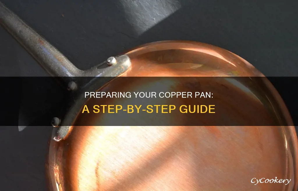 how to prepare a copper pan