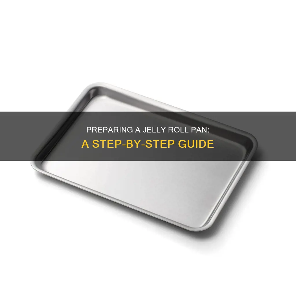 how to prepare a jelly roll pan