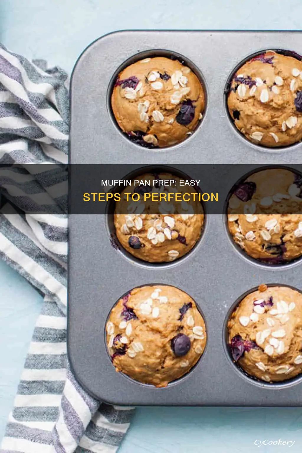 how to prepare a muffin pan