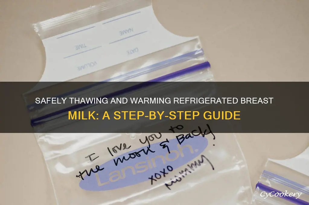 how to prepare breast milk from refrigerator