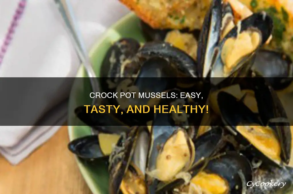 how to prepare cooked mussels in crock pot