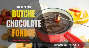 Chocolate Indulgence: Dutch Fondue Preparation Guide