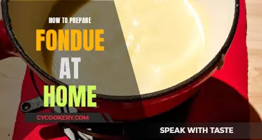 Preparing Fondue at Home: A Simple, Cheesy Guide