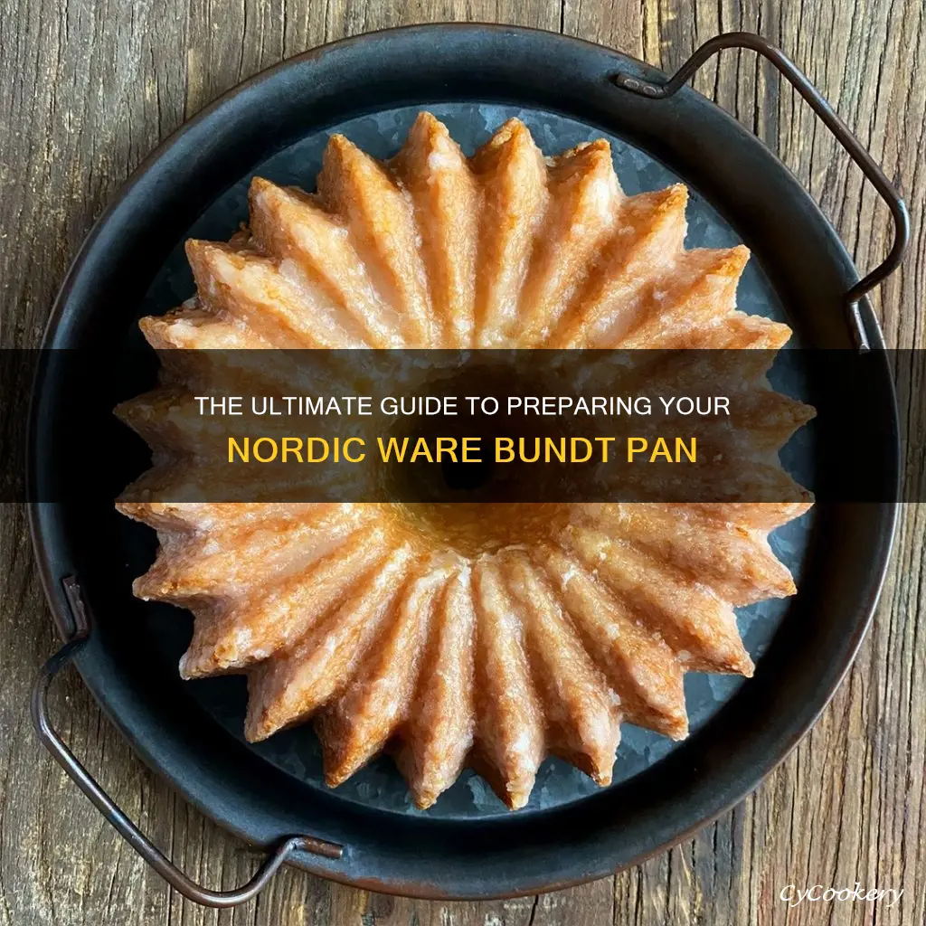 how to prepare nordic ware bundt pan