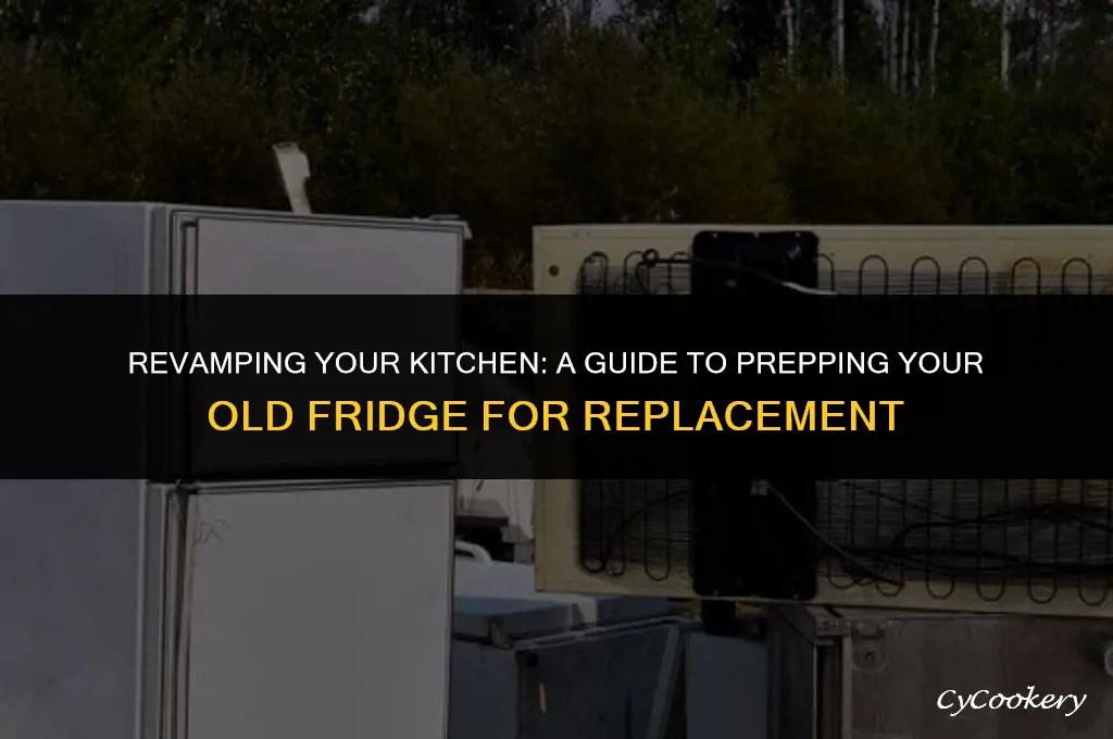 how to prepare old refrigerator to replace with new