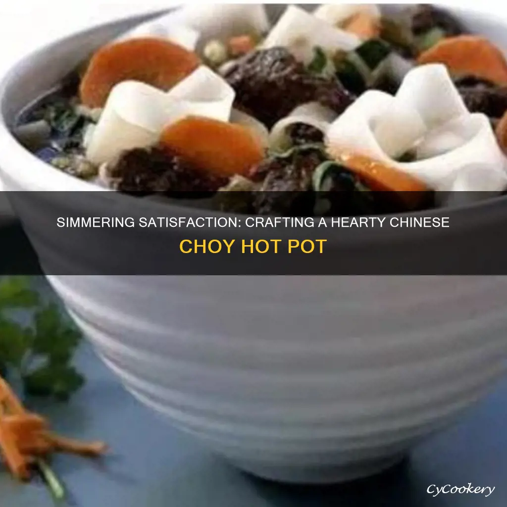 how to prepare on choy hot pot