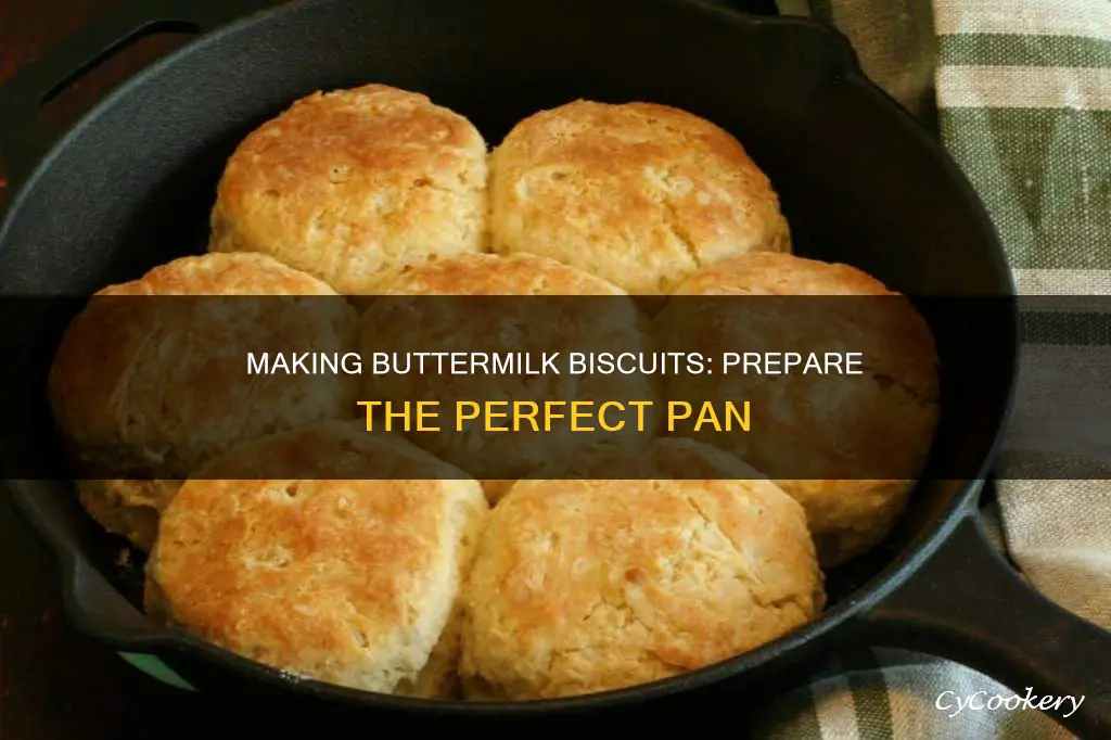 how to prepare pan for buttermilk biscuits from scratch