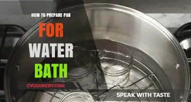 Preparing a Water Bath Pan: A Step-by-Step Guide