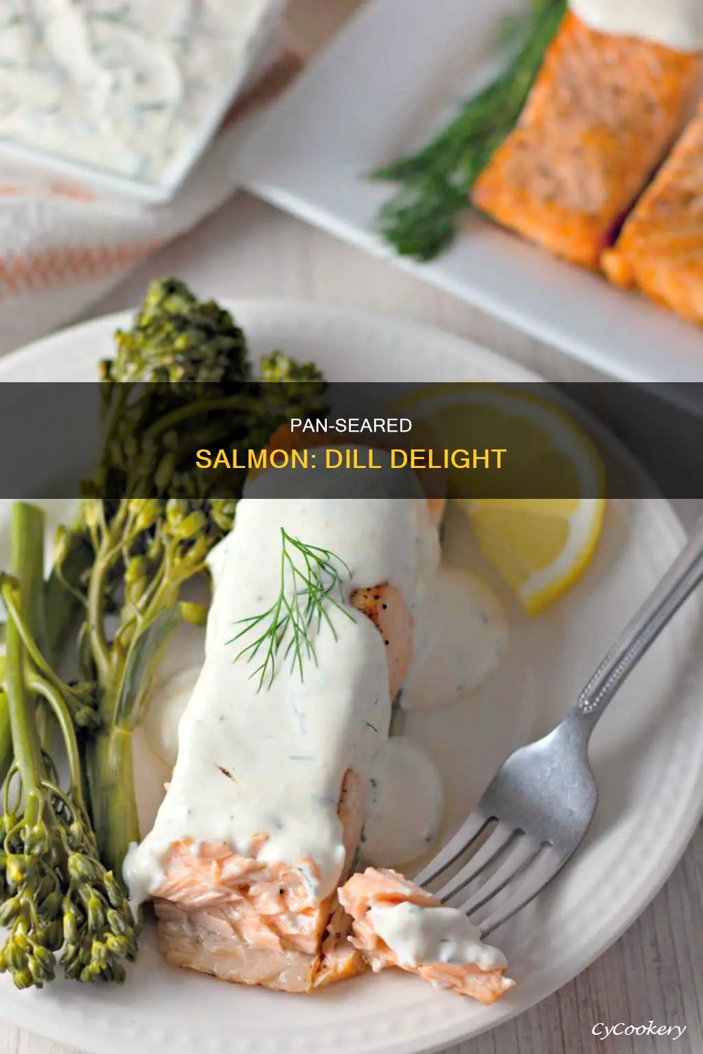 how to prepare pan seared salmon with dill