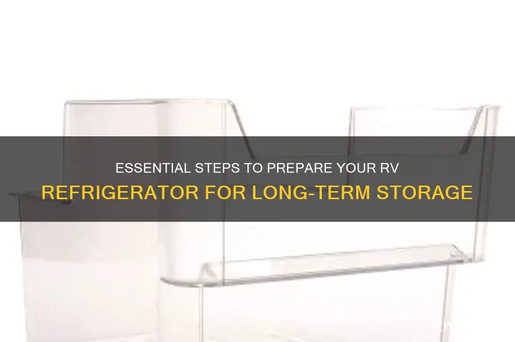 how to prepare rv refrigerator for storage