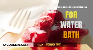 Preparing Springform Pans for Water Baths: A Step-by-Step Guide