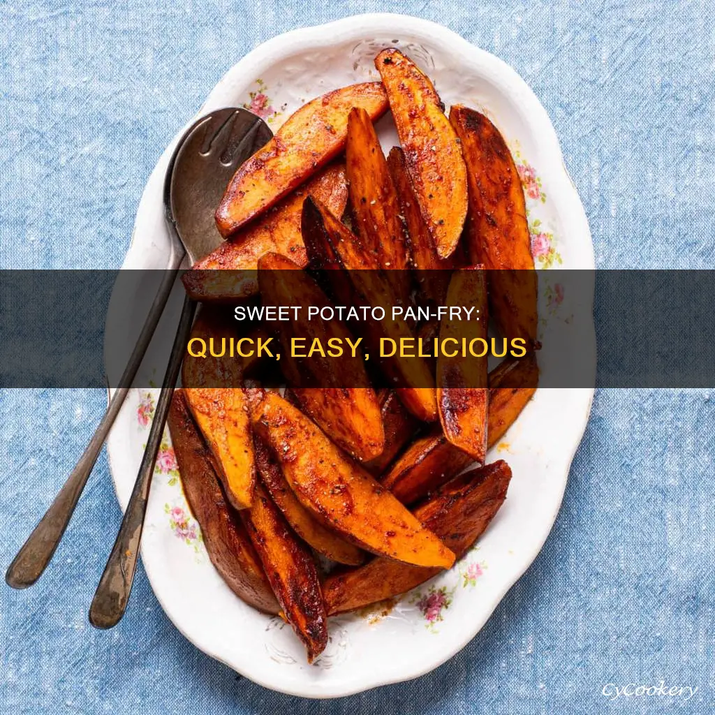 how to prepare sweet potatoes in a pan