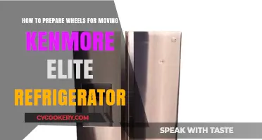 Smooth Move: Prepping Wheels for Kenmore Elite Fridge Relocation