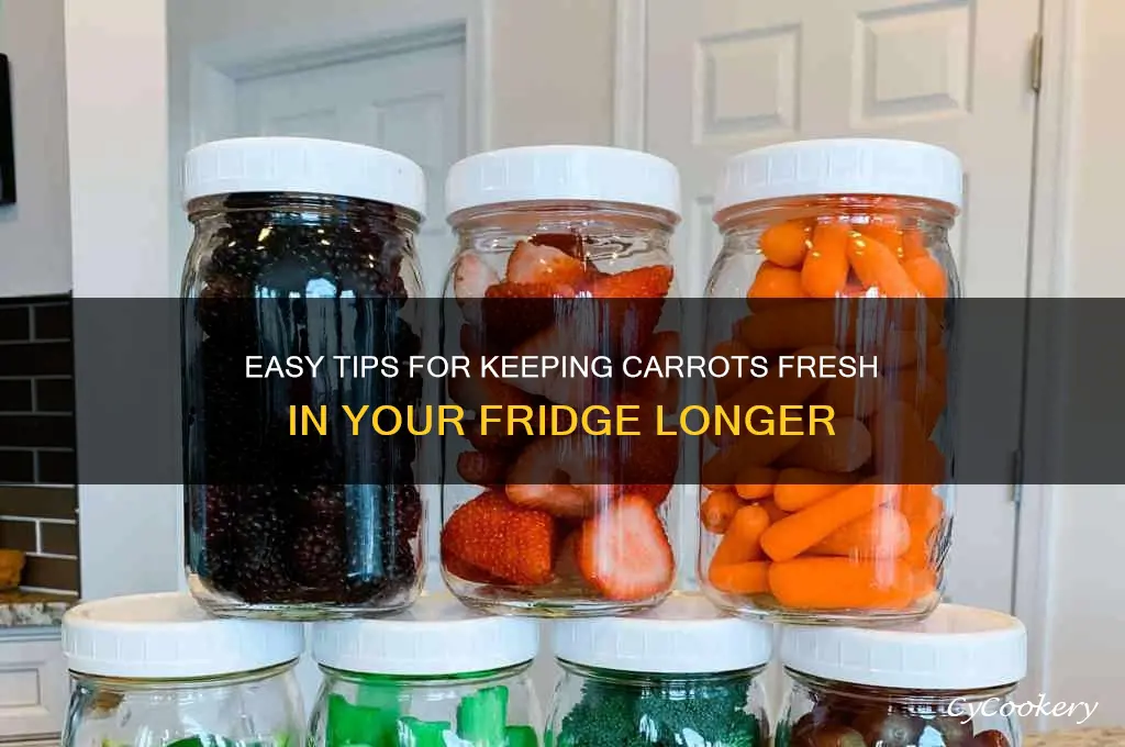 how to preserve carrots in the refrigerator