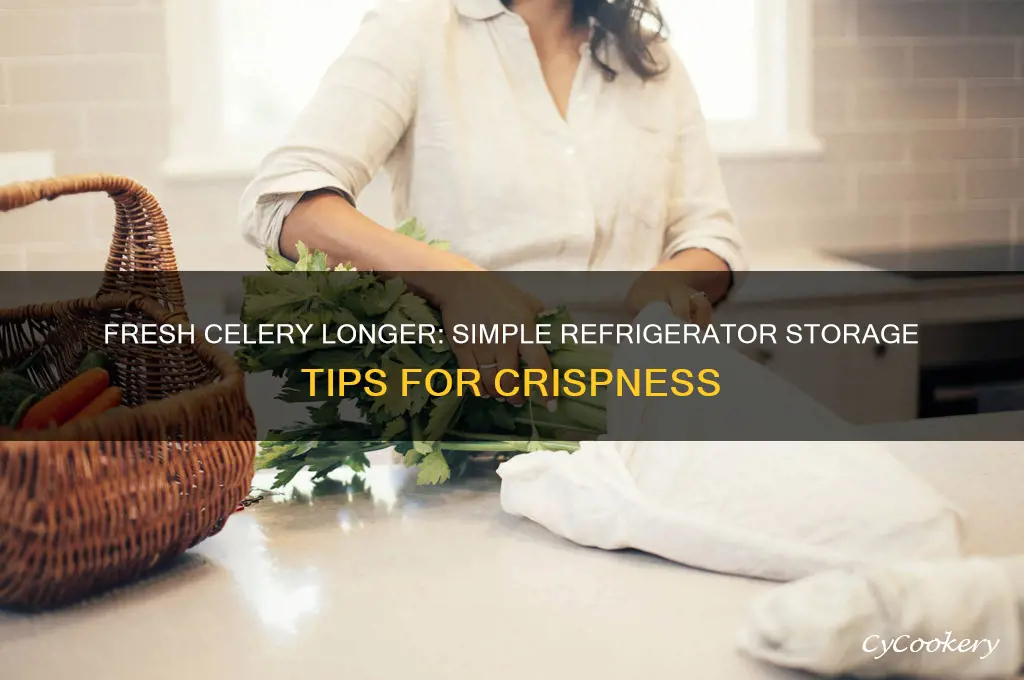 how to preserve celery in the refrigerator