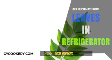 Easy Tips to Preserve Curry Leaves Fresh in Your Fridge