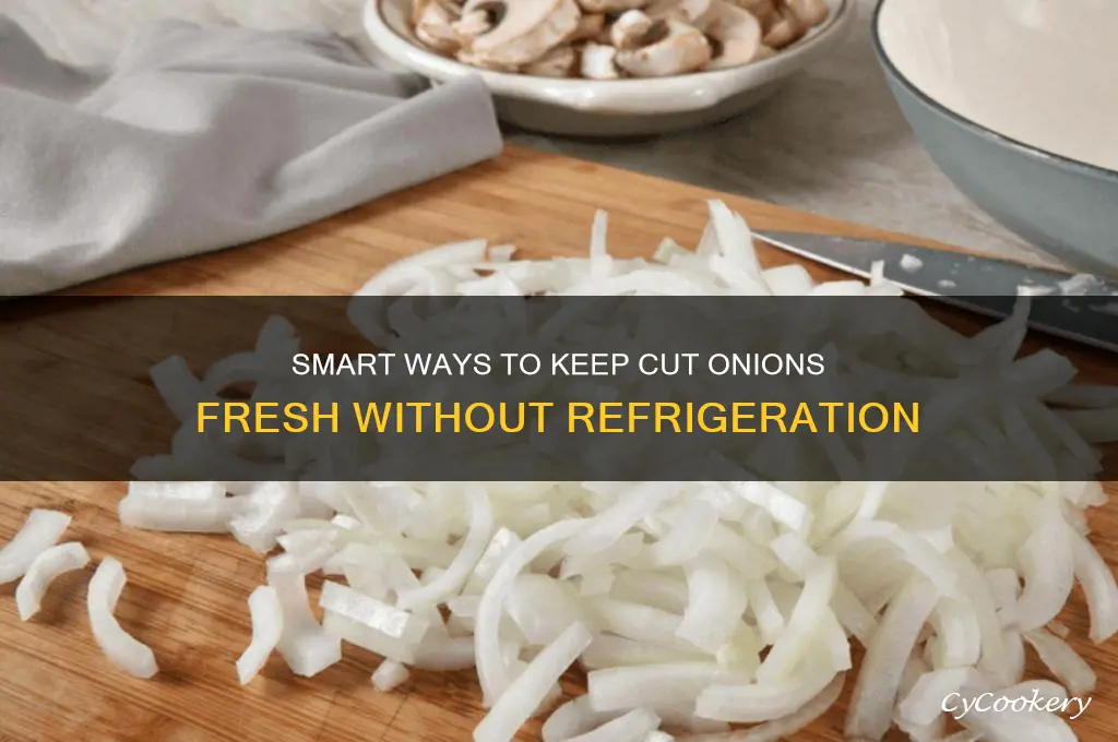 how to preserve cut onions without refrigerator