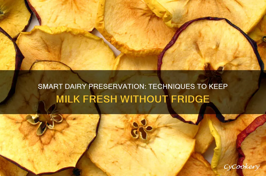 how to preserve dairy products without refrigeration