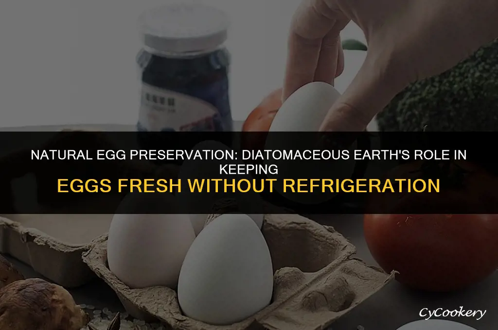 how to preserve eggs without refrigeration diatomaceous earth
