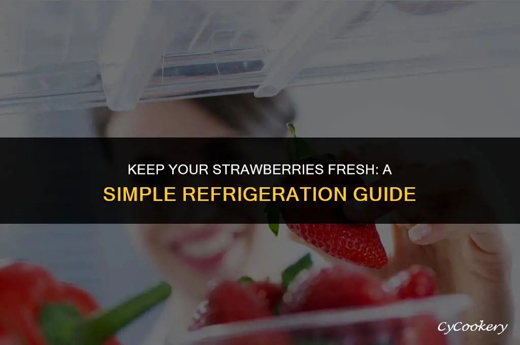 how to preserve fresh strawberries in the refrigerator