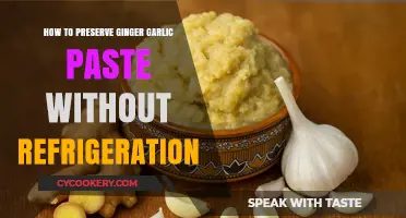 Natural Preservation: Keeping Ginger Garlic Paste Fresh Without the Fridge