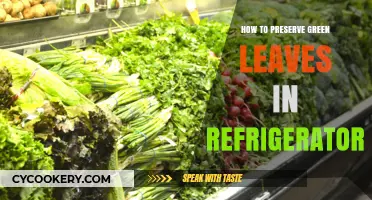 Keep Greens Fresh: Easy Tips for Preserving Leaves in Your Fridge